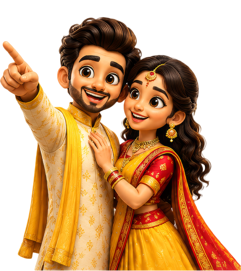 Priya and Arjun