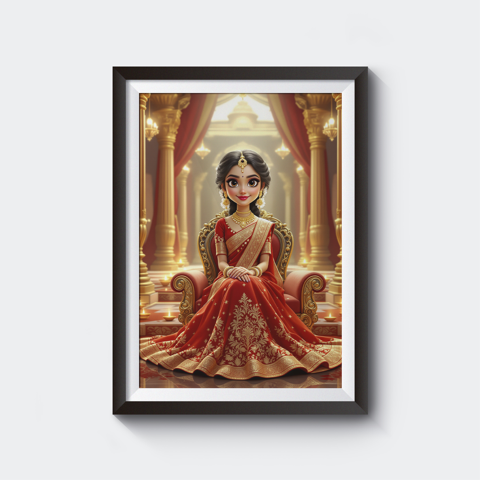 Single Personalized Caricature Frame - Frames
